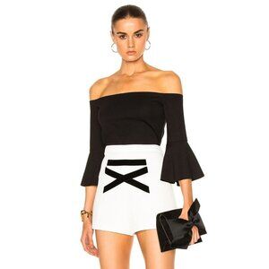 alexis "jo" off the shoulder bell sleeve top size S
